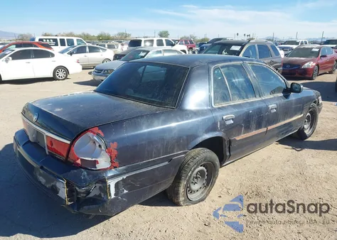 2000 Mercury Grand Marquis Gs z USA, uszkodzony, nr VIN 2MEFM74W2YX644424